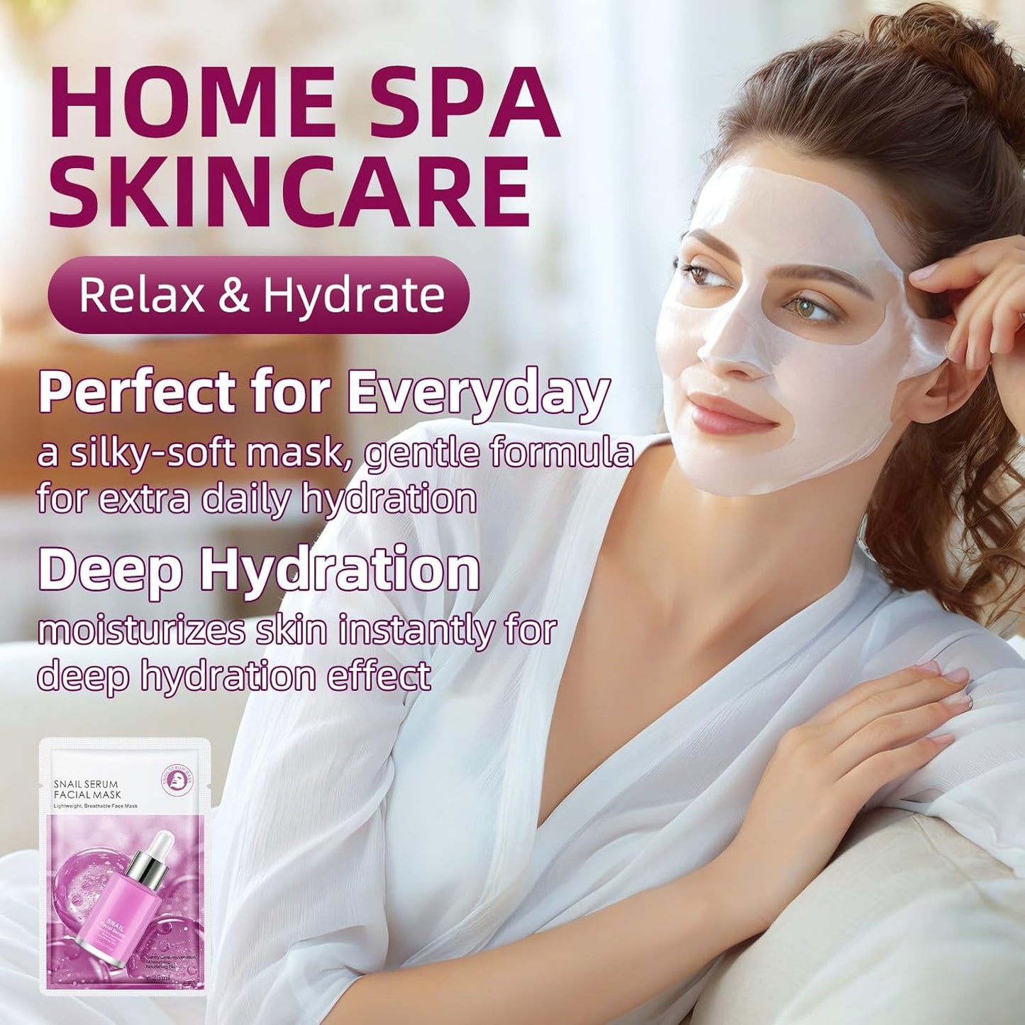 Snail Serum Face Sheet Mask