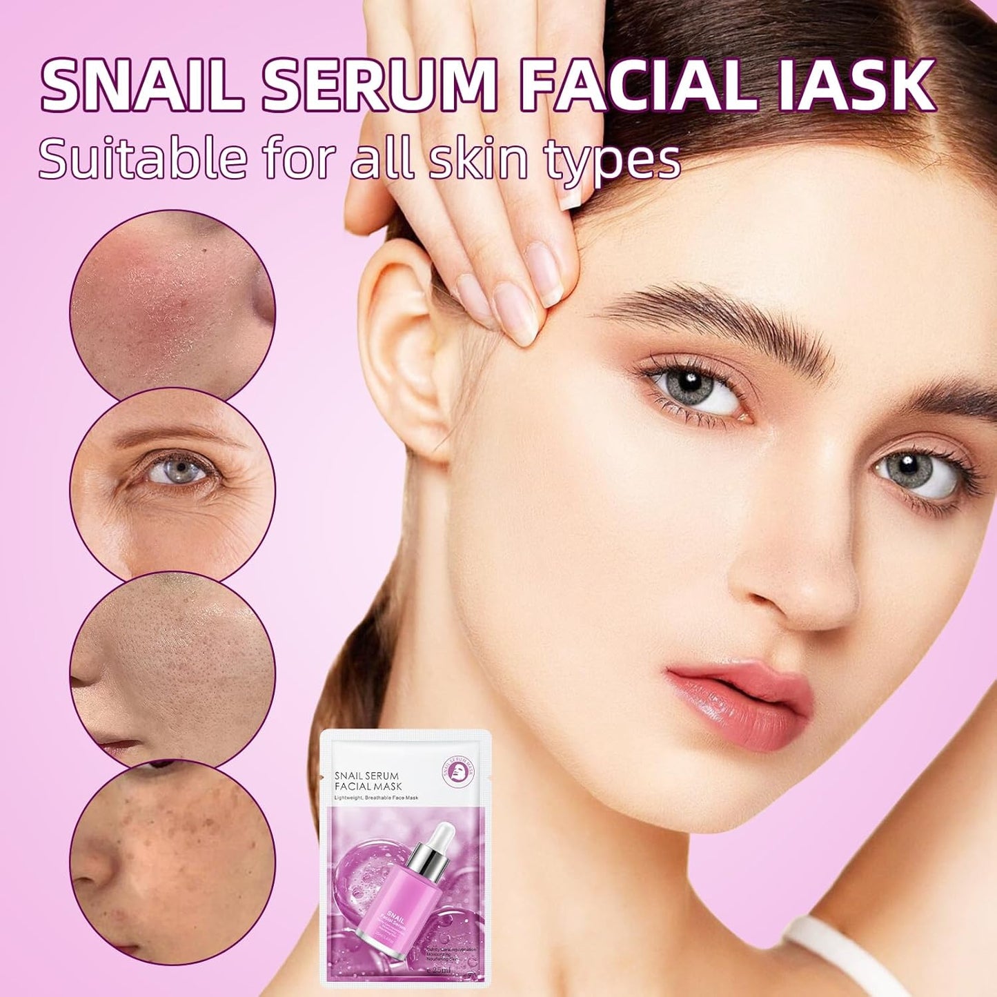 Snail Serum Face Sheet Mask